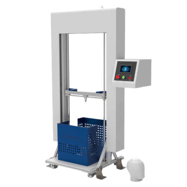 高配版帶觸摸屏消防頭盔耐穿透性能測(cè)試儀、摩托車頭盔耐穿透性能測(cè)試儀